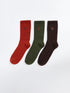 LC Waikiki Embroidered Men's Socks 3 Pack